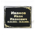 Таблички на крест