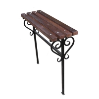 Скамейка металлическая с кованными элементами  ms-1